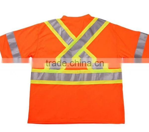 Reflective Safety T Shirt Short Sleeve Safety T-Shirt Customized Clothing 3m Hi-Vis Quality Choice photo-2