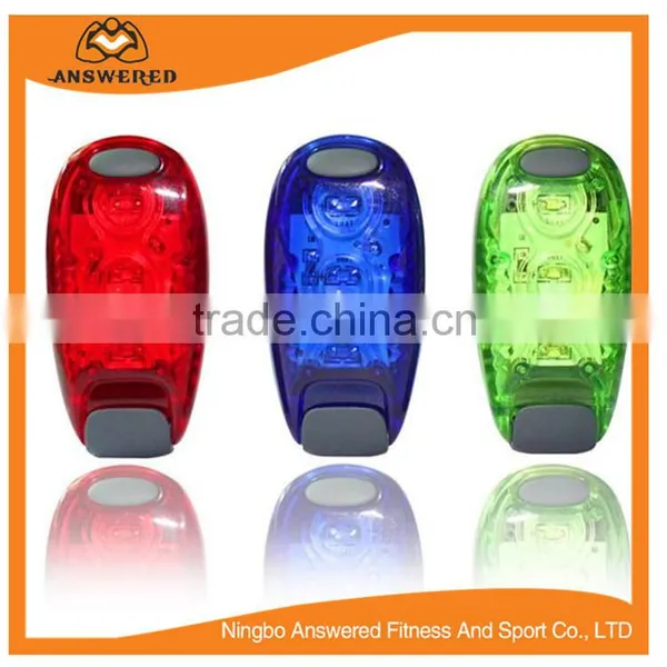 Running Lights Super Bright LED Safety Light With Clip on Velcro Straps Steady Strobe Bike Tail Lights Warning High Visibility