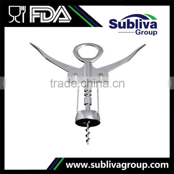 Stainless Steel Sturdy Twin Lever Wine Rabbit Corkscrew photo-2