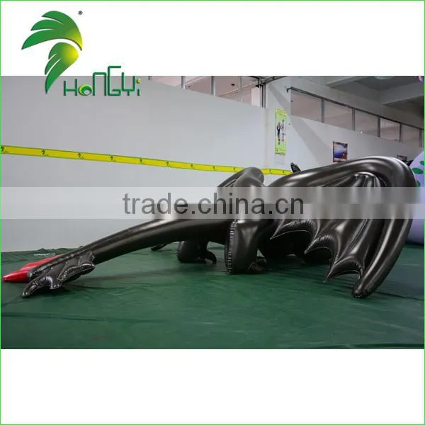 Hongyi Hot Selling Giant Inflatable Black Toothless Dragon / Inflatable Dragon Toy For Sale photo-3