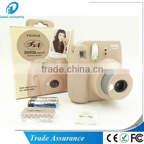 New Selfie Edition Fuji Polaroid Instax Camera Mini8 Plus Instant Camera Cocoa Color photo-6