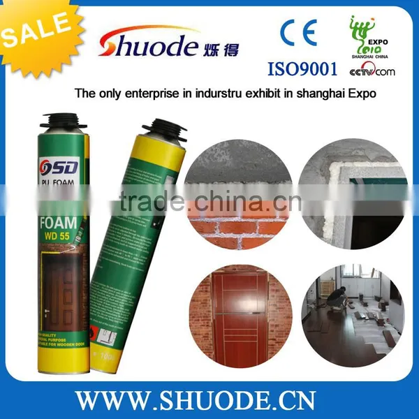 Polyurethane PU Foam Ce Free Aerosol Adhesive Spray