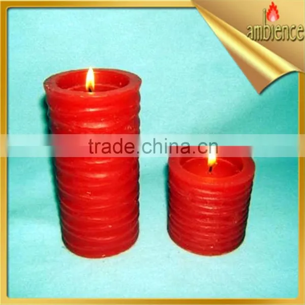 Paraffin Wax Craft Candle Color Red Square Gift Candle High Quality Pillar Candle photo-2
