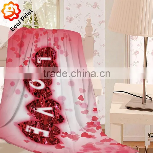 2016 Hot Sale Good Quality Custom Made Printing Fleece Blanket photo-2