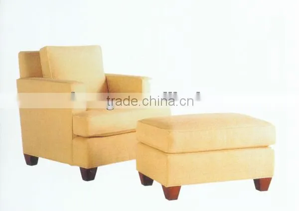 Hotel Lounge Chair With Ottoman