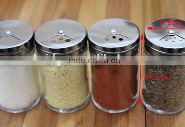 Home Use Clear Seasoning Power Glass Bottles, Spice Shaker photo-4