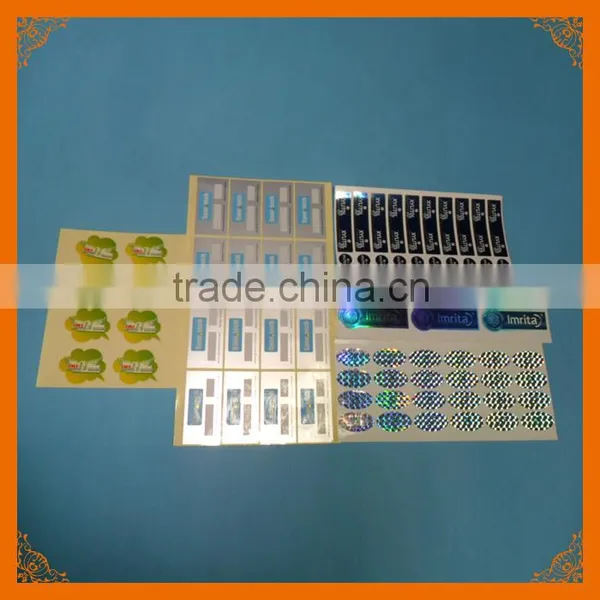 Anti-theft Certificate Hologram Sticker Printing