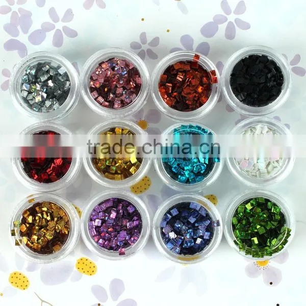 2015 Various Shapes 12pcs Colorful 3d Nail Art Decoration photo-2