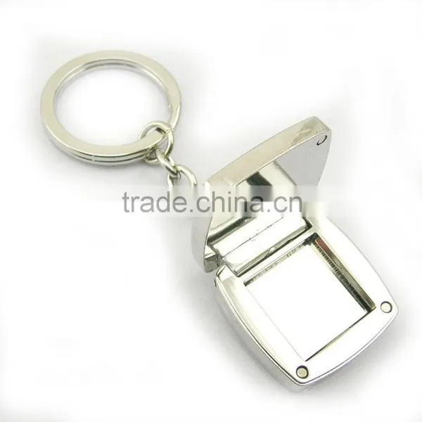 Metal Square Shaped Solid Perfume Container /lip Gloss Keychain, Various Design, OEM Designs Accepted.<DKCA9175> photo-2