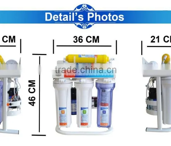 Household Undersink 75G RO Water Filter System / Reverse Osmosis Water Filter With Stand and Gauge Supplier's Choice photo-6