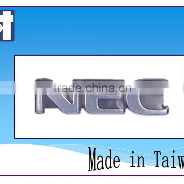 Thick Nameplate Silver 3d Metal Sticker photo-3