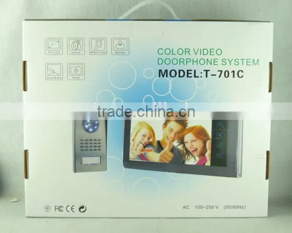 2015 New Trendy Apartment Video Door Phone Intercom System Wifi Video Door Bell Night Viewer photo-5