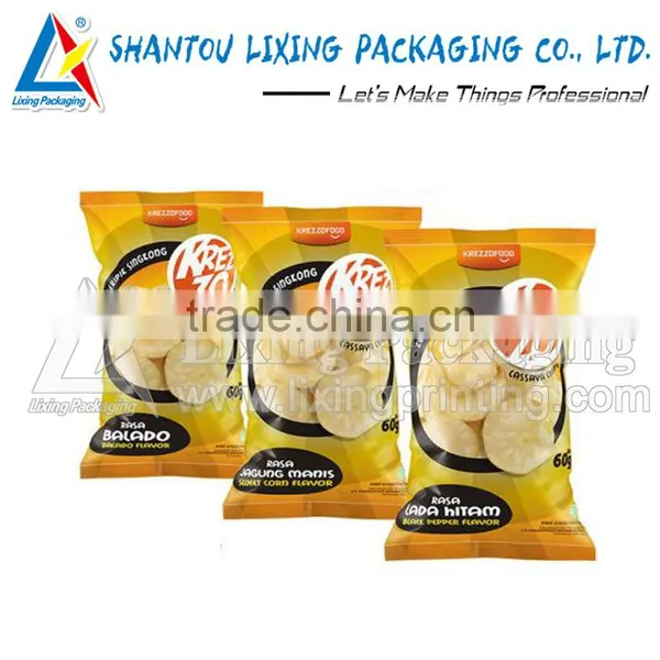 LIXING PACKAGING Guangzhou Potato Chips Packaging Material Bag