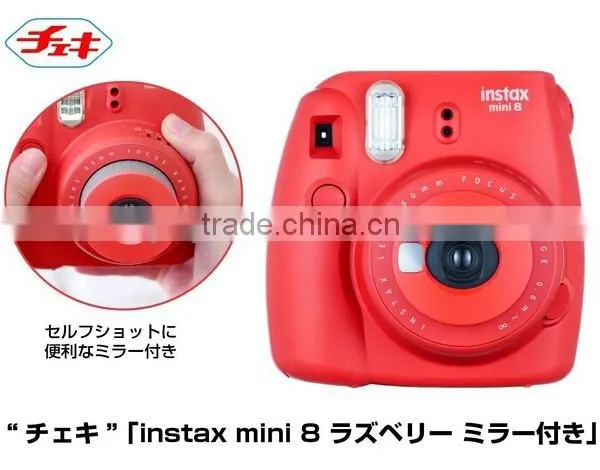 Fuji Instax Mini 8 Red Fujifilm Instax Mini 8 Camera Raspberry photo-3