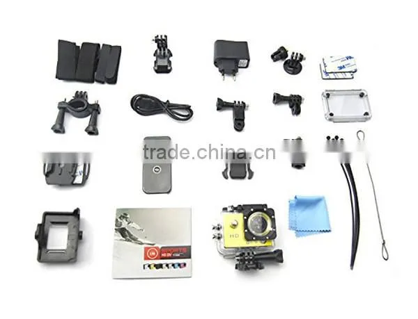 HOT Full hd 1080p 30waterproof Helmet Recorder "wrist Remote" Sj4000 Remote Wifi Beatter Than Xiaomi yi photo-5