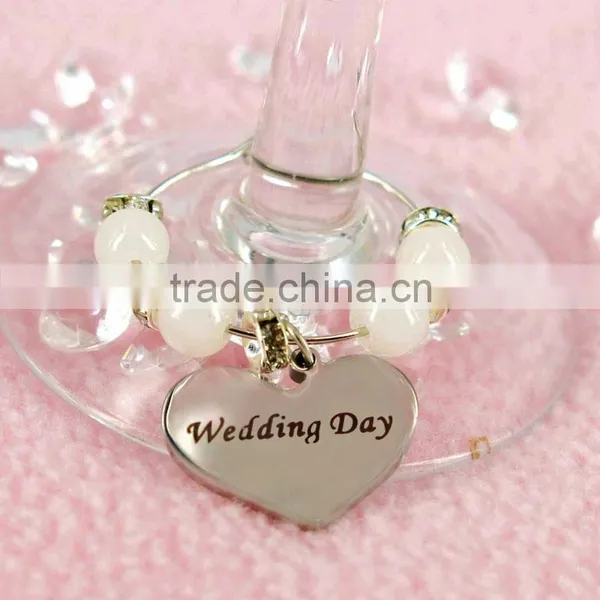 Party Design New Fashion Custom Your Own Letter Wine Glass Charms photo-4