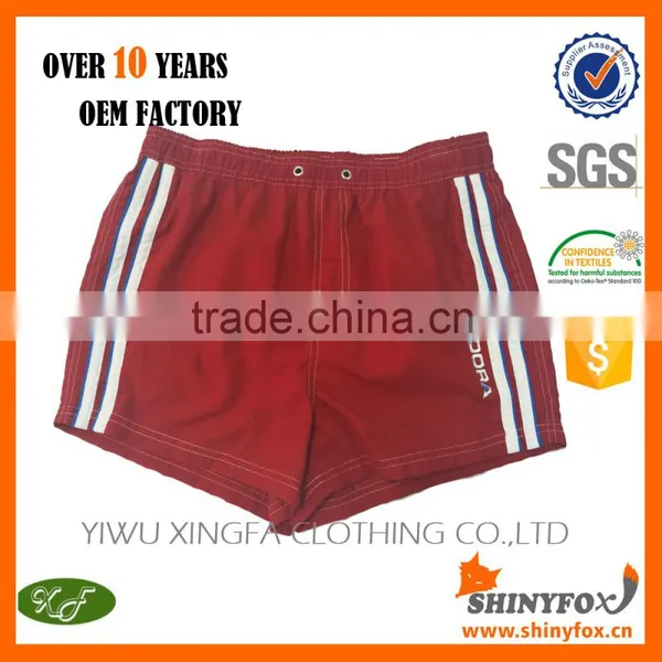 2016 High Quality Fabric Custom Wholesale Couple Beach Shorts Fashion Boardshorts Men Swim Shorts Men's Swimming Trunks