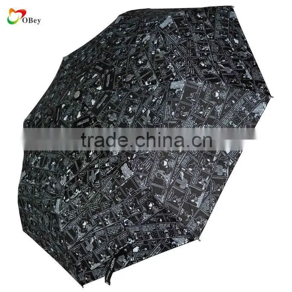 19" 3 Fold UV Protection Umbrella photo-6