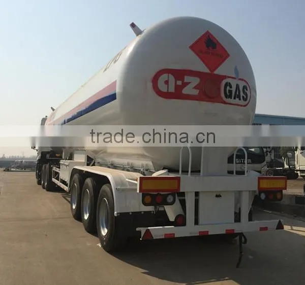 High Performance 58.5m3 Propane Tri-axle Lpg Tank Trailer photo-6
