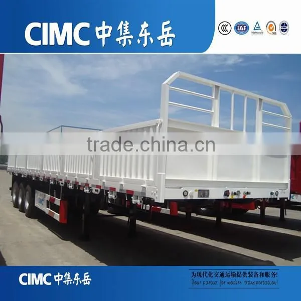 CIMC Tri Axles Side Board Semi Trailer for Sale photo-4