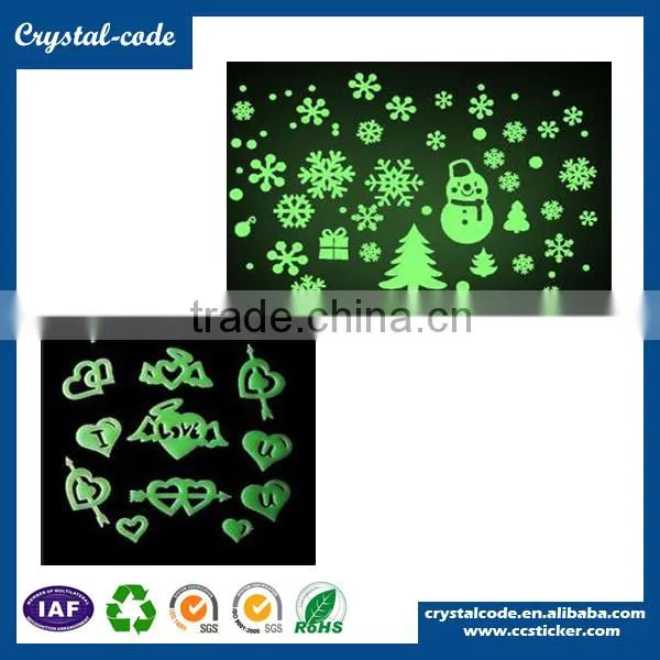 Multicolor Attractive Design Fluorescent Glow in the Dark Sticker photo-4