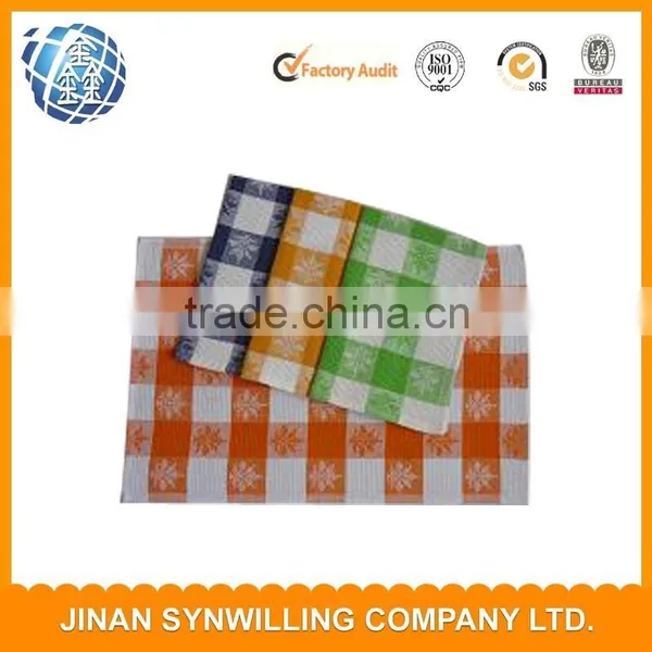 Towel in Stock Factory Price Wholesale Cotton Tea Towel Fabric photo-3