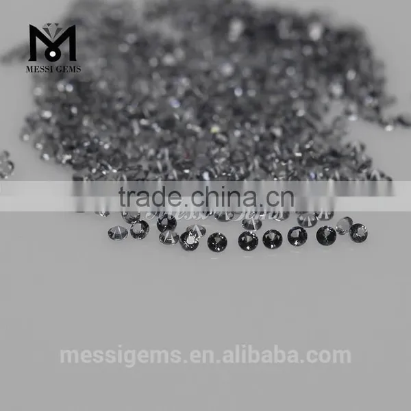 Low Price Faceted Small Size Gemstone Light Gray Round Nano photo-2