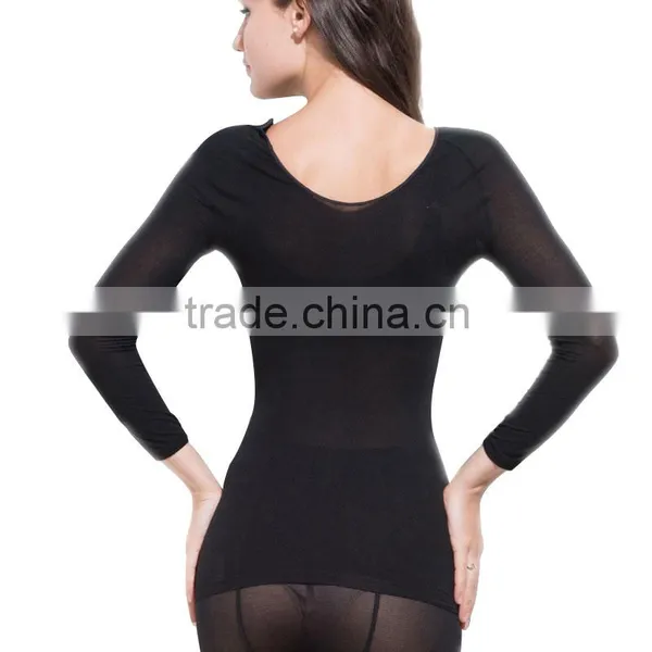 Women Seamless Underwears Sets Ultrathin Winter Thermal Underwear Sexy Slim Comfortable Breathable Top And Pant Long Johns photo-2