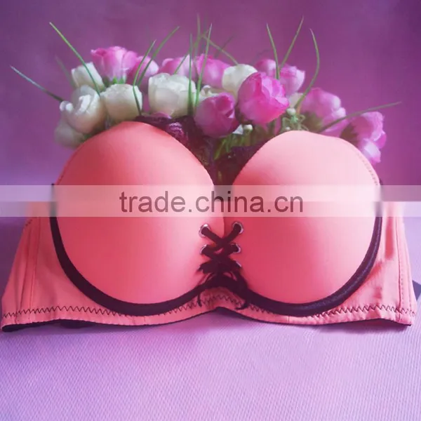 Young Girls Underwear Bra Sets Simple Smooth Comfortable Lingerie Suits Women Lace Bra Sexy Solid Bra Brief Set photo-2