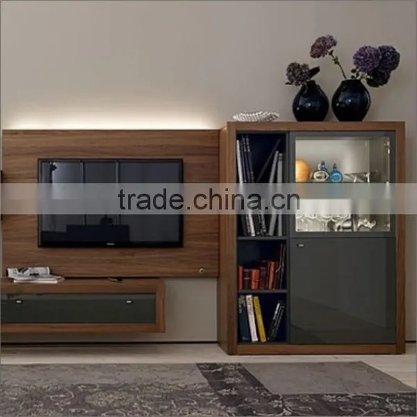 Antique Style Oak Wood TV Cabinet / Living Room Pine Furniture photo-2