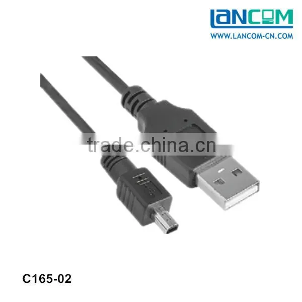Im , 2m, Mfi Certified Black Usb a Male to Min B 4 Pin D Type for Phone ,camera