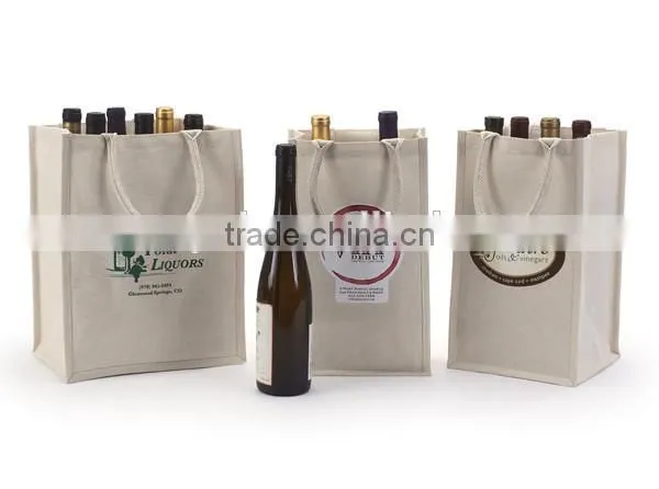 Jute Wine Cooler Bag and Pvc Wine Cooler Bag photo-5