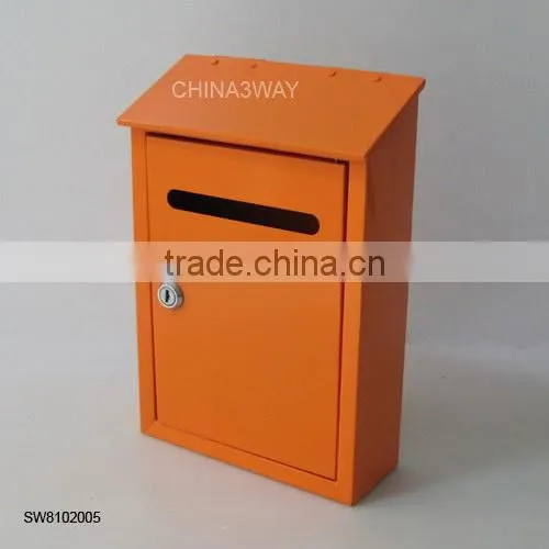 Outdoor Metal Post Box