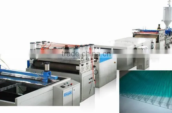 PC Hollow Grid Plate Production Line/machinery/extruder photo-2