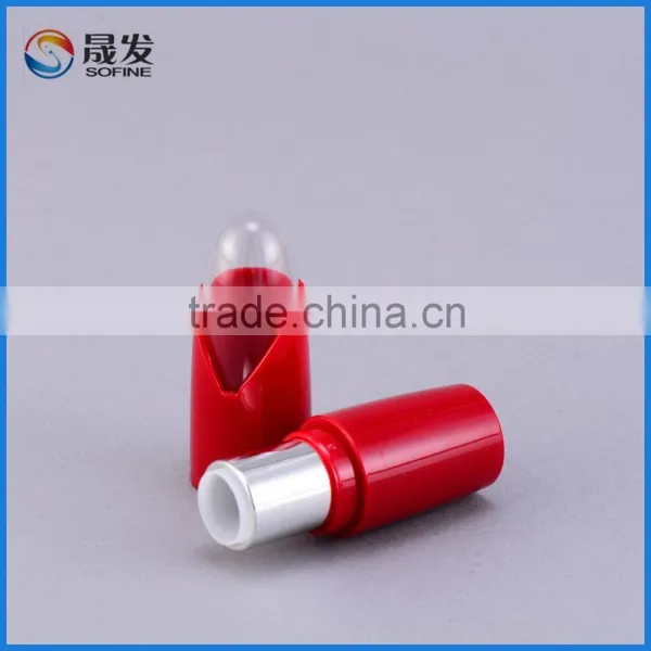 Dark Red Suface Empty Beauty Lipstick Tube for Cosmetic photo-3