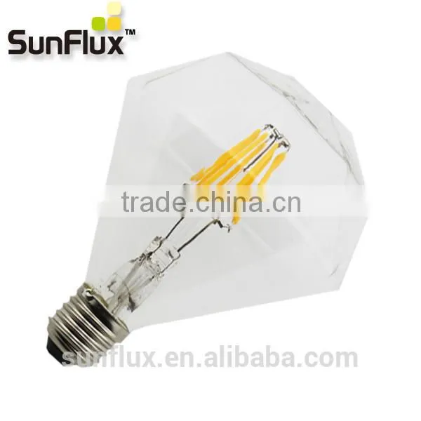 2100K Vintage D80 Diamond Edison Bulb LED