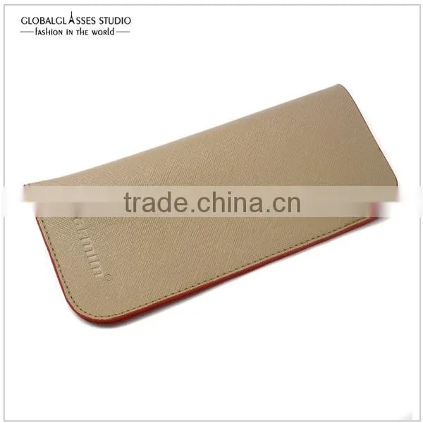 High Quality Delicate Pu Eyewear Pouch Imitate Leather Mobile Phone Bag Eyeglasses Pouch 001 photo-4