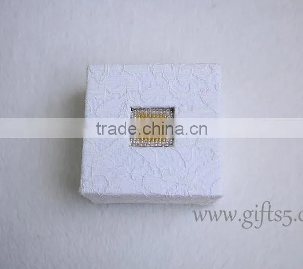 2016 New Design Wedding Ring Boxes Ring Jewelry Box With Beaded Name Plate of S photo-3