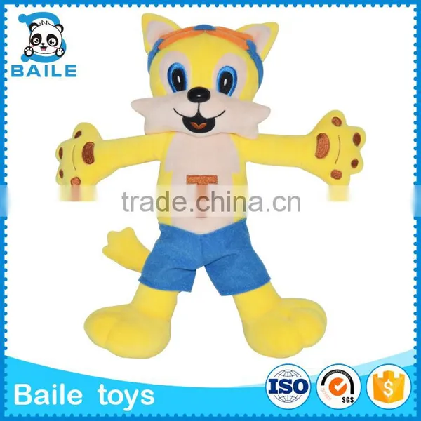 Custom cartoon stuffed plush soft toy anim cat toy anim toy