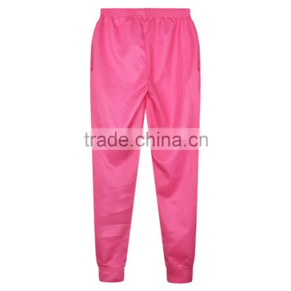 Hot Sale Plus Size Women Sweatpants 3D Print Pink Cartoon Pants N18-15 photo-2