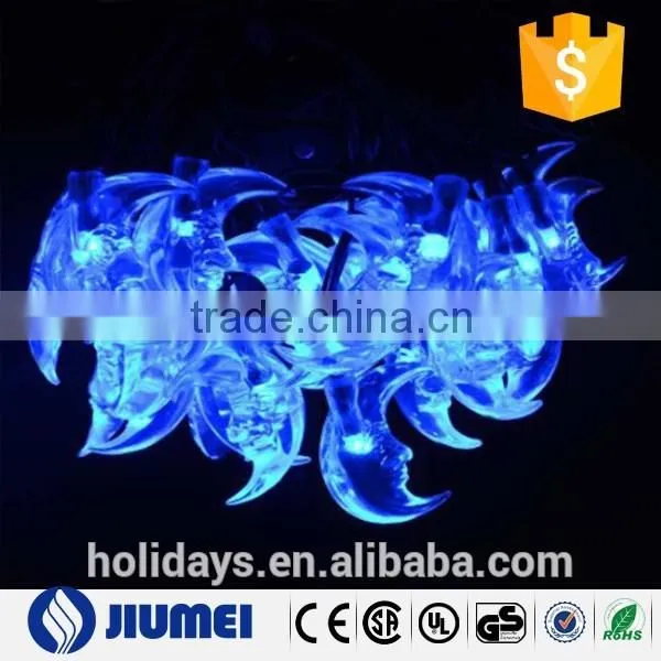 New Style Christmas Decoration 30 Led Moon Solar String Light