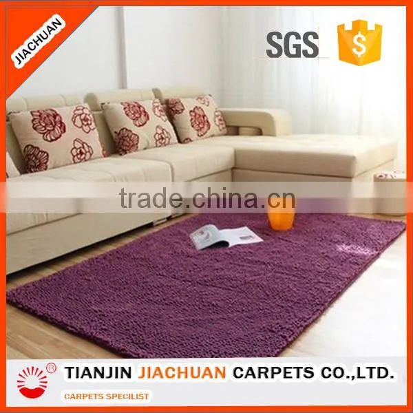 Machine Made Chenille Fabric Microfiber Chenille Carpet photo-3