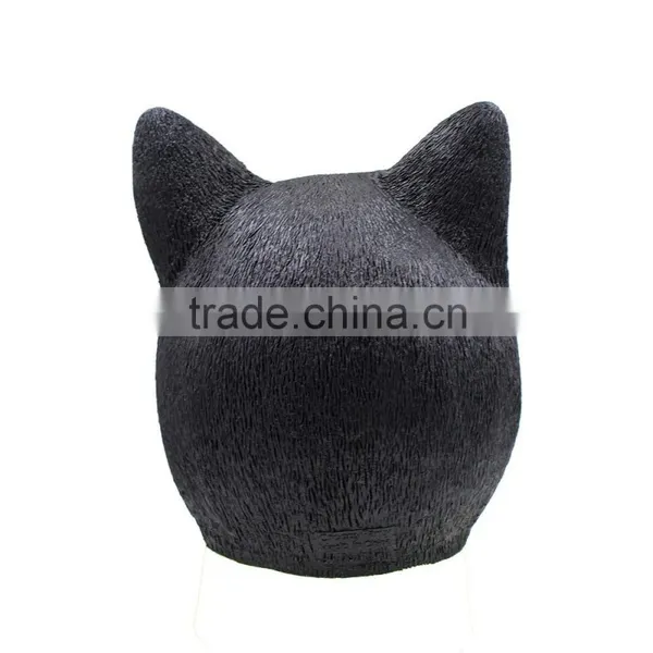 Sale Halloween Venetian Masquerade Masks Black Cat for Men photo-4