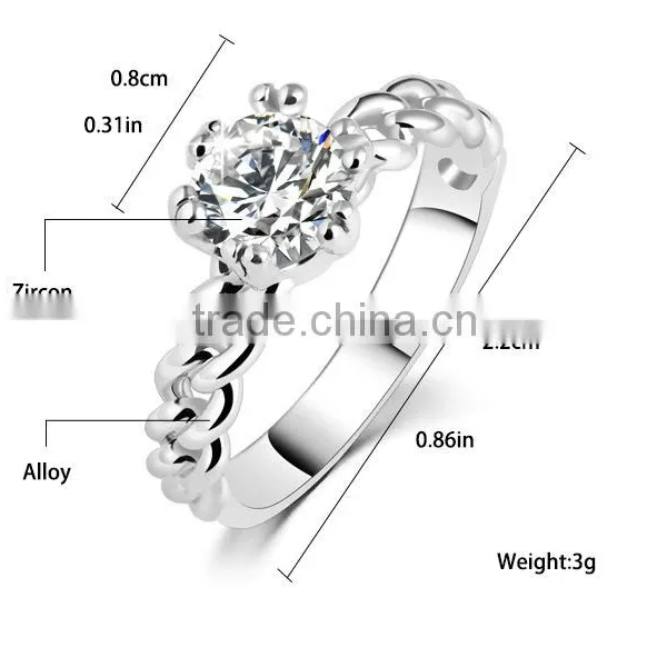 High Quality 1 Gram Gold Plated Platinum Wedding Ring Design photo-2