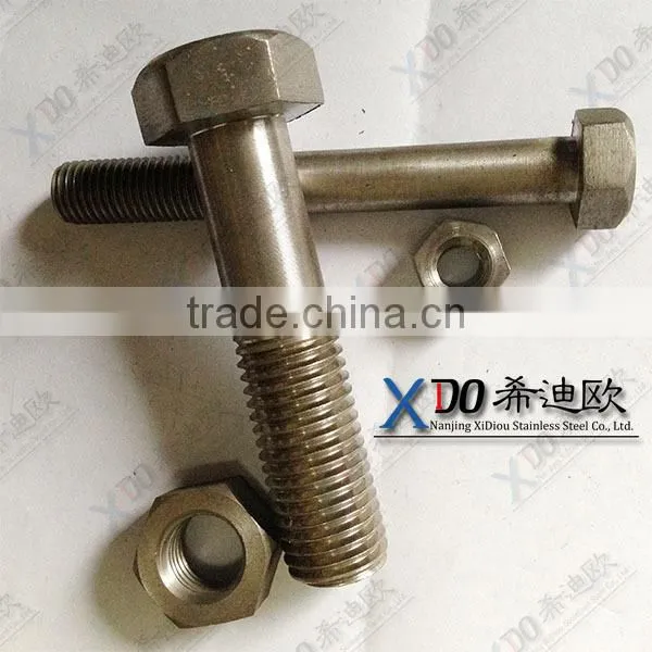 Alloy600 N06600 EN 2.4816 Stainless Steel Nut Bolt Allibaba Com photo-2