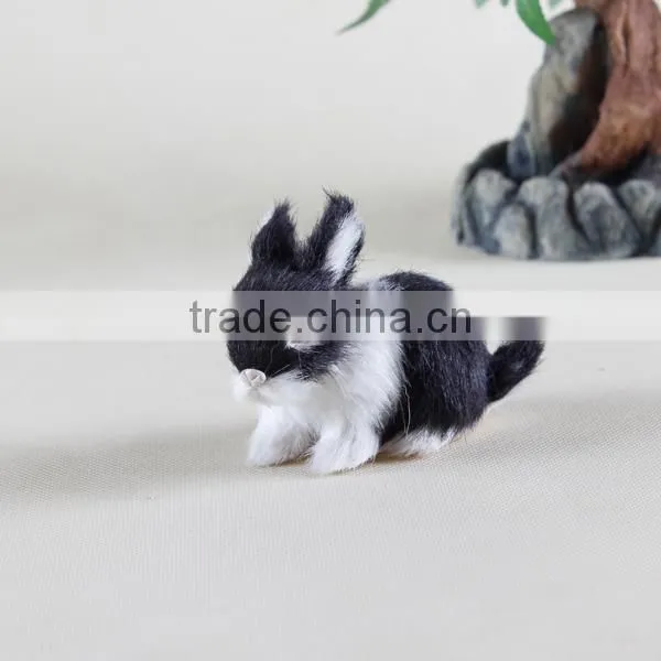 Customize Plush Stuffed Animal Japanese Black Rabbit Plush Toys photo-2