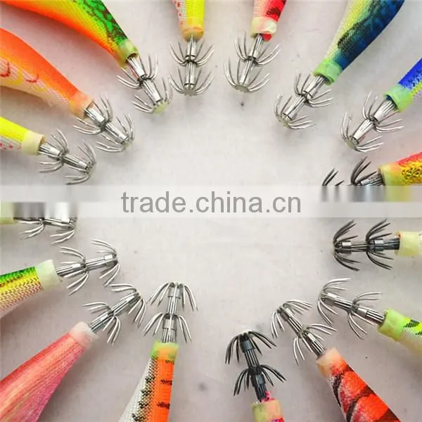 Factory Direct Sale Fishing Lure for 2016 Fishing Lures 2.5# 3# 3.5# 4# 4.5# Mixed Color Squid Jig Lures photo-2