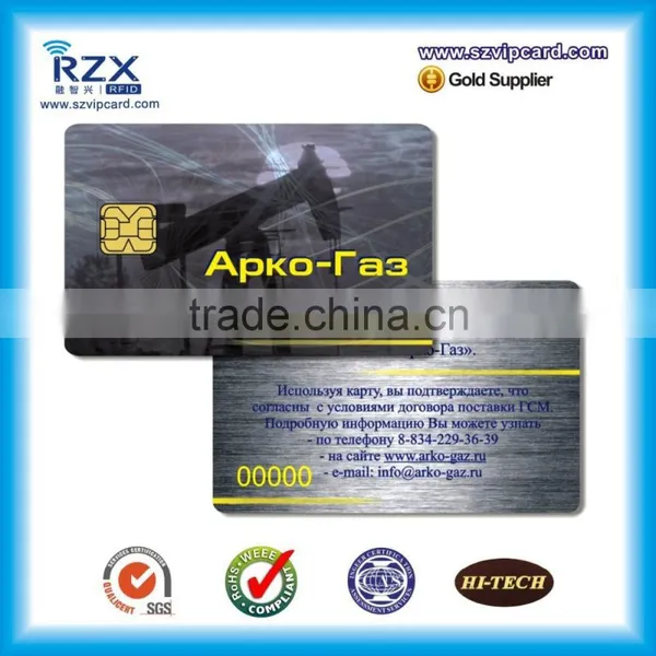 Top Quality CR80 PVC Contact IC Card With AT88SC153 Chip photo-4