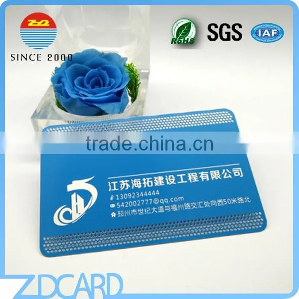 Stainless Steel Electroplate Matt Blank Metal Business Card photo-6