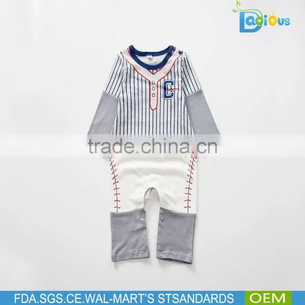 Wholesale Long Sleeve Football Pattern Newborn Baby Clothes From China Supplier photo-5